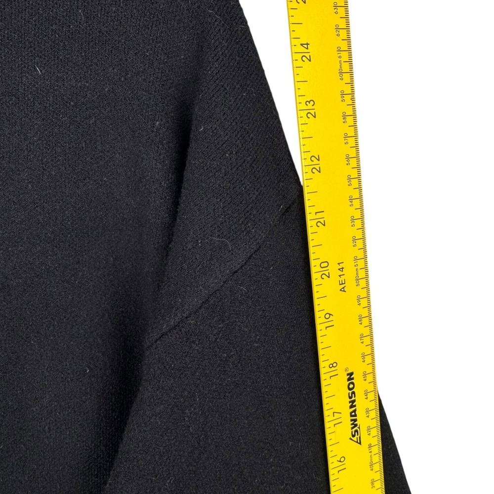 Lulus Sweater Small Oversized Black Knit Pullover Relaxed Fit Long Sleeve‎ - Picture 13 of 13